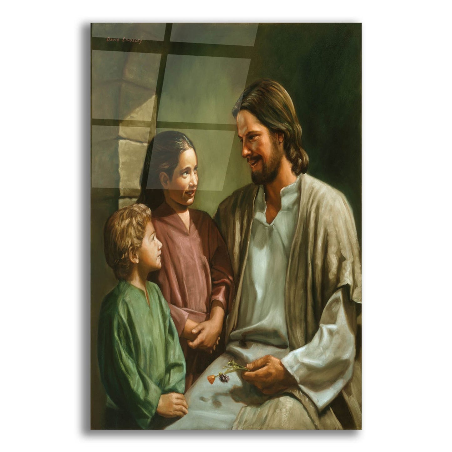 Epic Art 'Come Unto Me' by David Lindsley, Acrylic Glass Wall Art