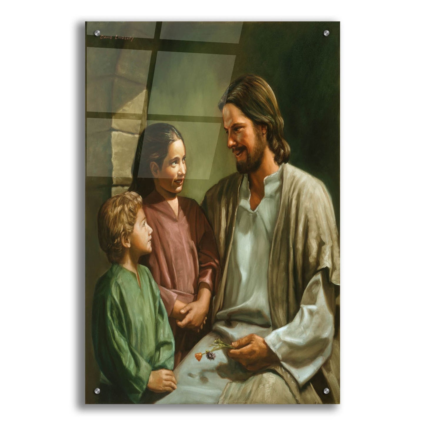 Epic Art 'Come Unto Me' by David Lindsley, Acrylic Glass Wall Art