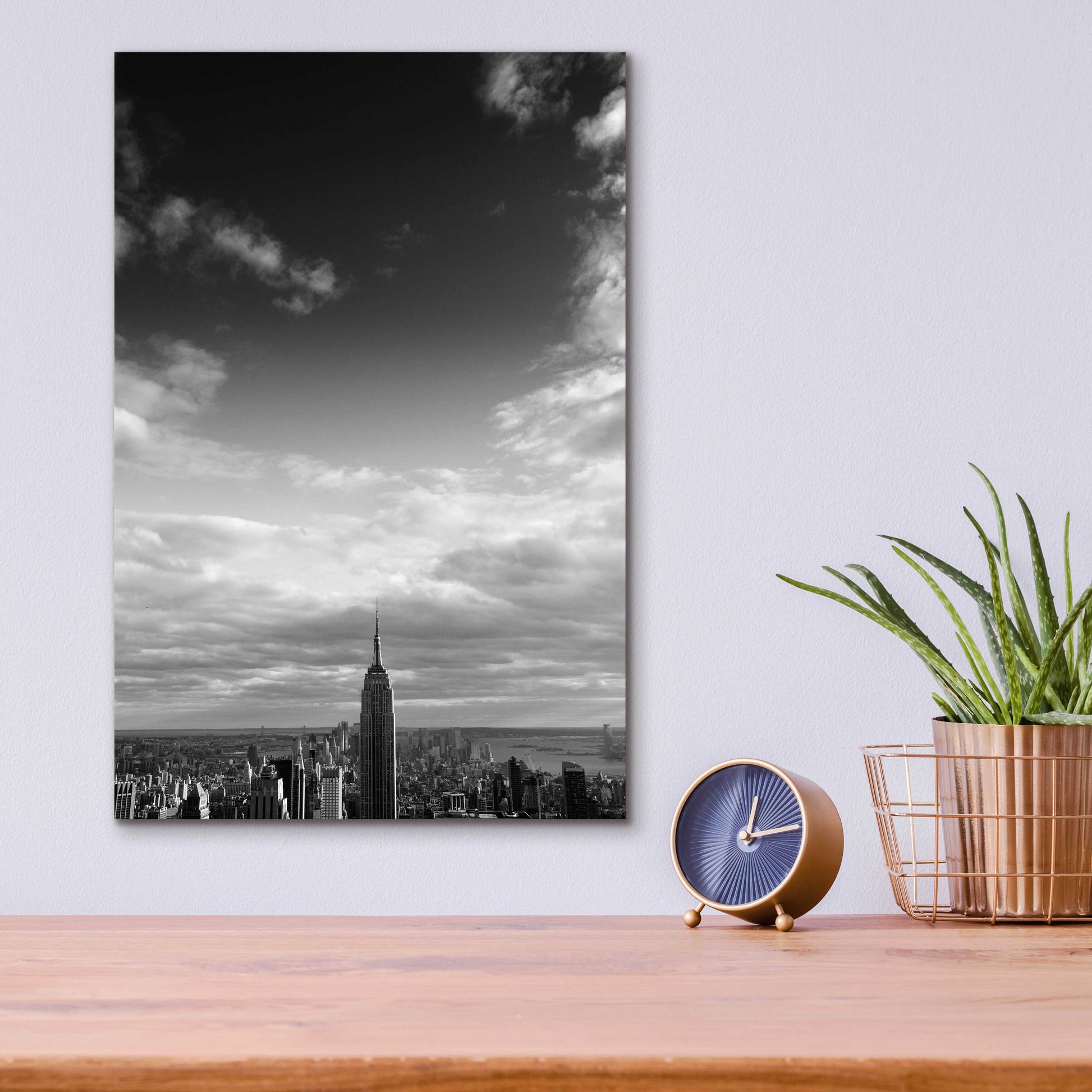 Epic Art 'NYC Manhattan Sky' by Nina Papiorek, Acrylic Glass Wall Art,12x16