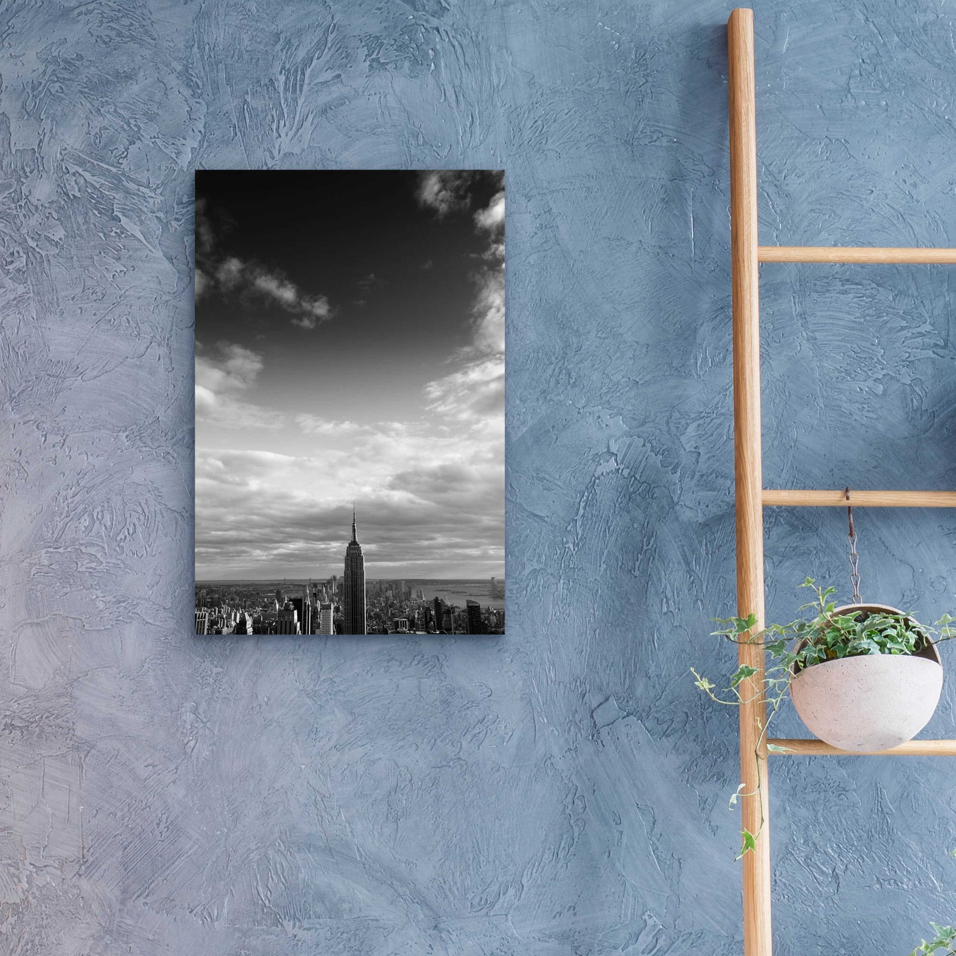 Epic Art 'NYC Manhattan Sky' by Nina Papiorek, Acrylic Glass Wall Art,16x24