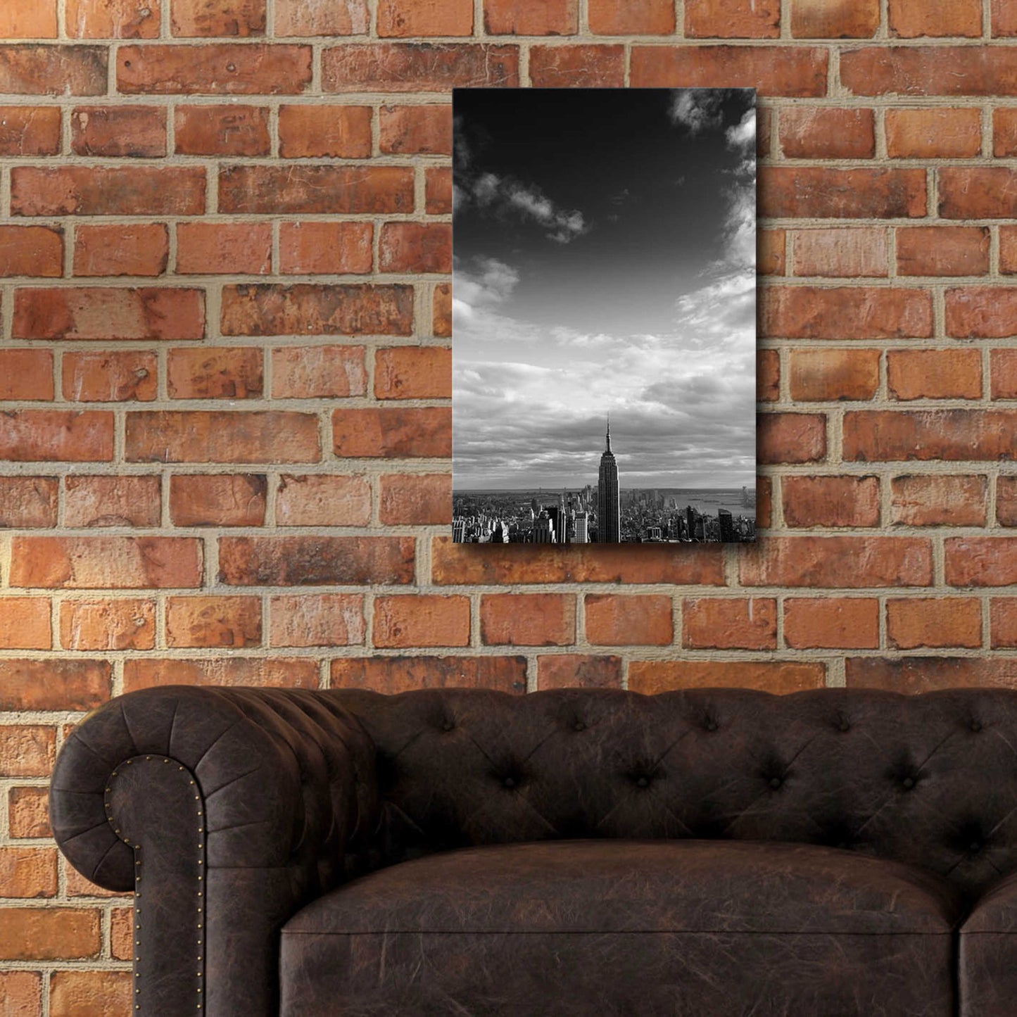 Epic Art 'NYC Manhattan Sky' by Nina Papiorek, Acrylic Glass Wall Art,16x24