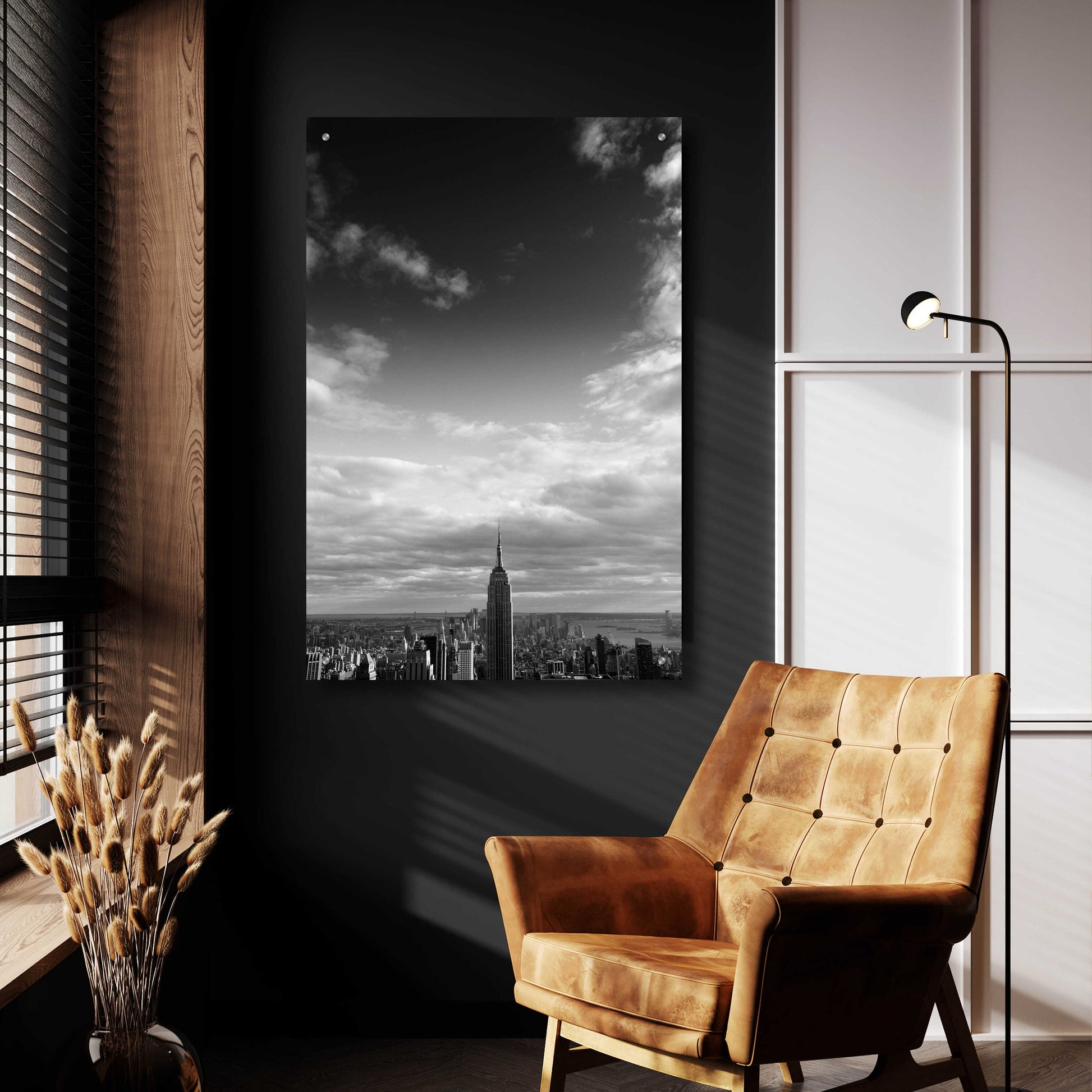 Epic Art 'NYC Manhattan Sky' by Nina Papiorek, Acrylic Glass Wall Art,24x36