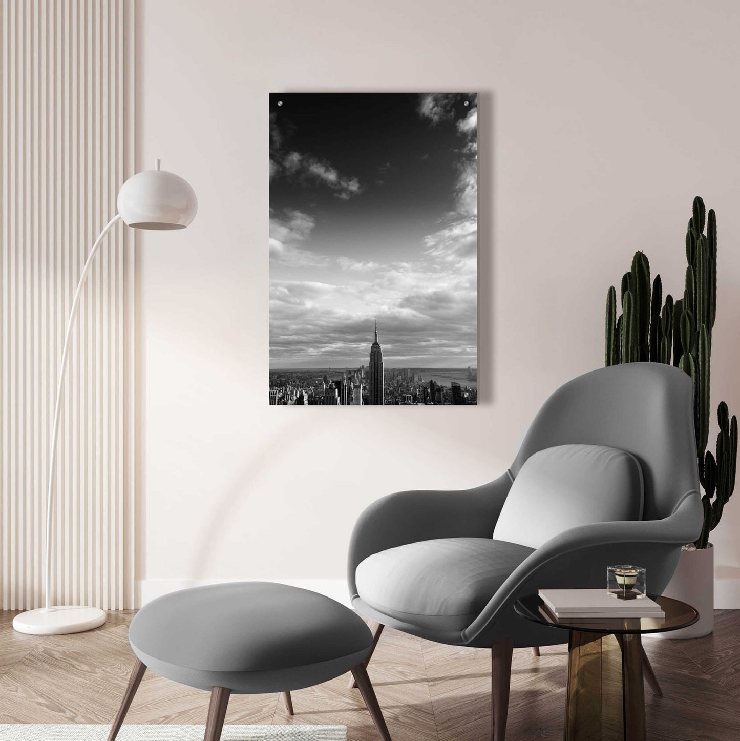 Epic Art 'NYC Manhattan Sky' by Nina Papiorek, Acrylic Glass Wall Art,24x36