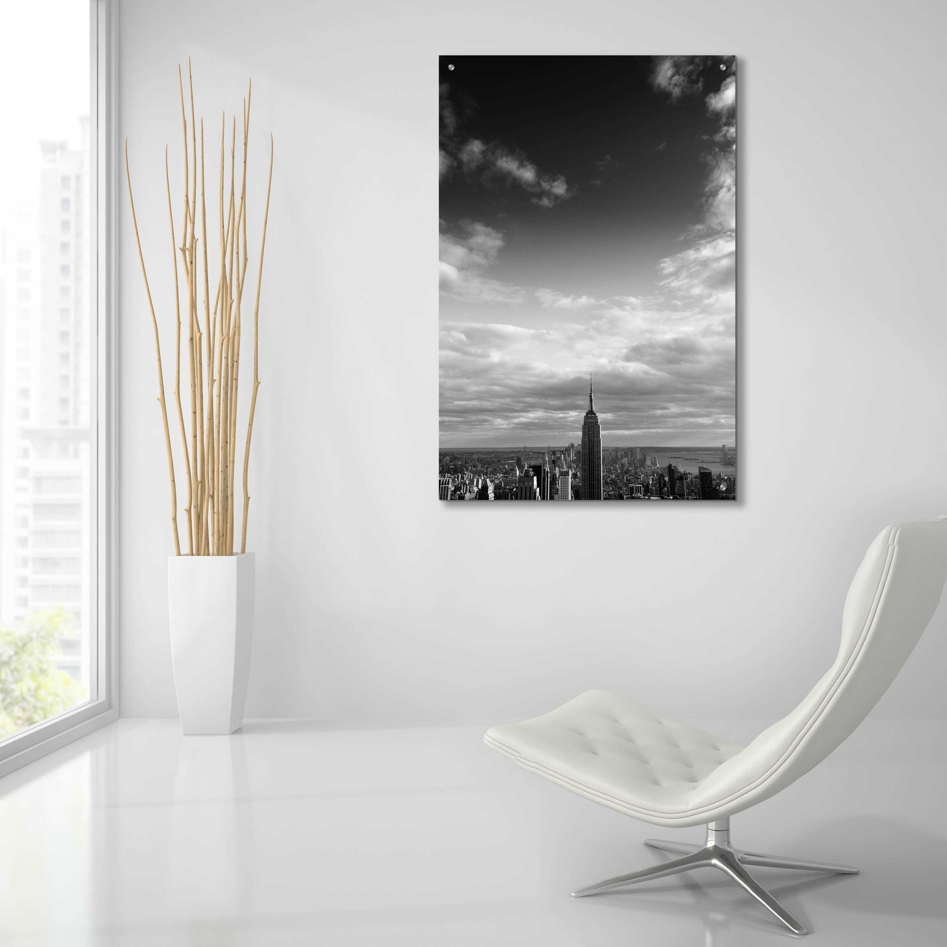 Epic Art 'NYC Manhattan Sky' by Nina Papiorek, Acrylic Glass Wall Art,24x36