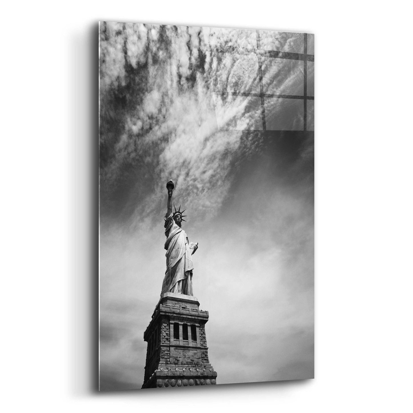 Epic Art 'NYC Miss Liberty' by Nina Papiorek, Acrylic Glass Wall Art,16x24