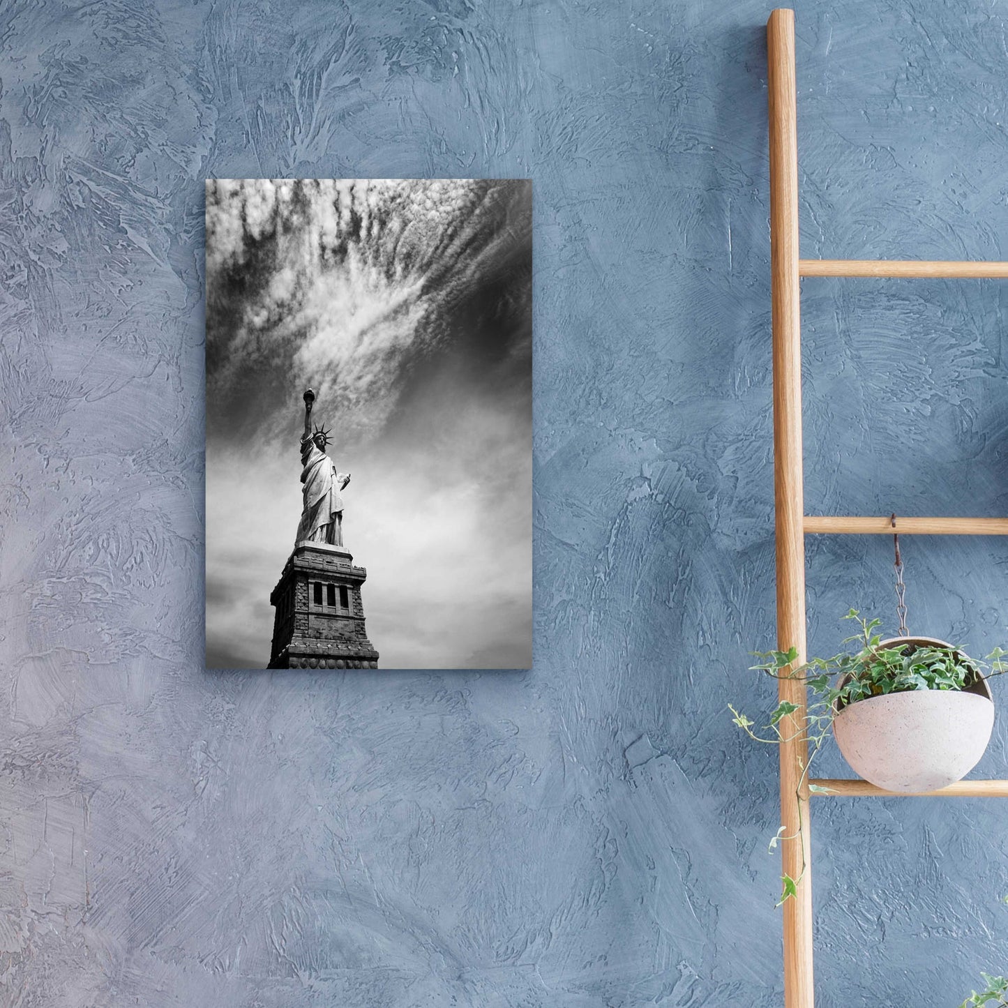 Epic Art 'NYC Miss Liberty' by Nina Papiorek, Acrylic Glass Wall Art,16x24