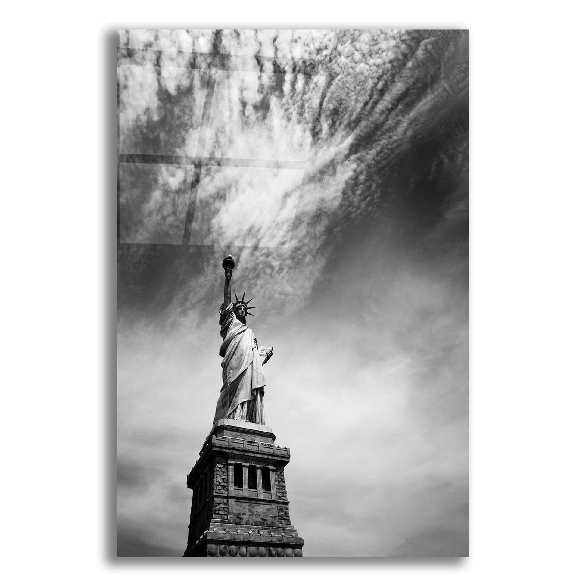 Epic Art 'NYC Miss Liberty' by Nina Papiorek, Acrylic Glass Wall Art,16x24