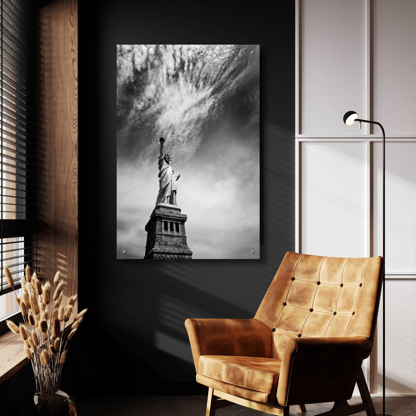 Epic Art 'NYC Miss Liberty' by Nina Papiorek, Acrylic Glass Wall Art,24x36