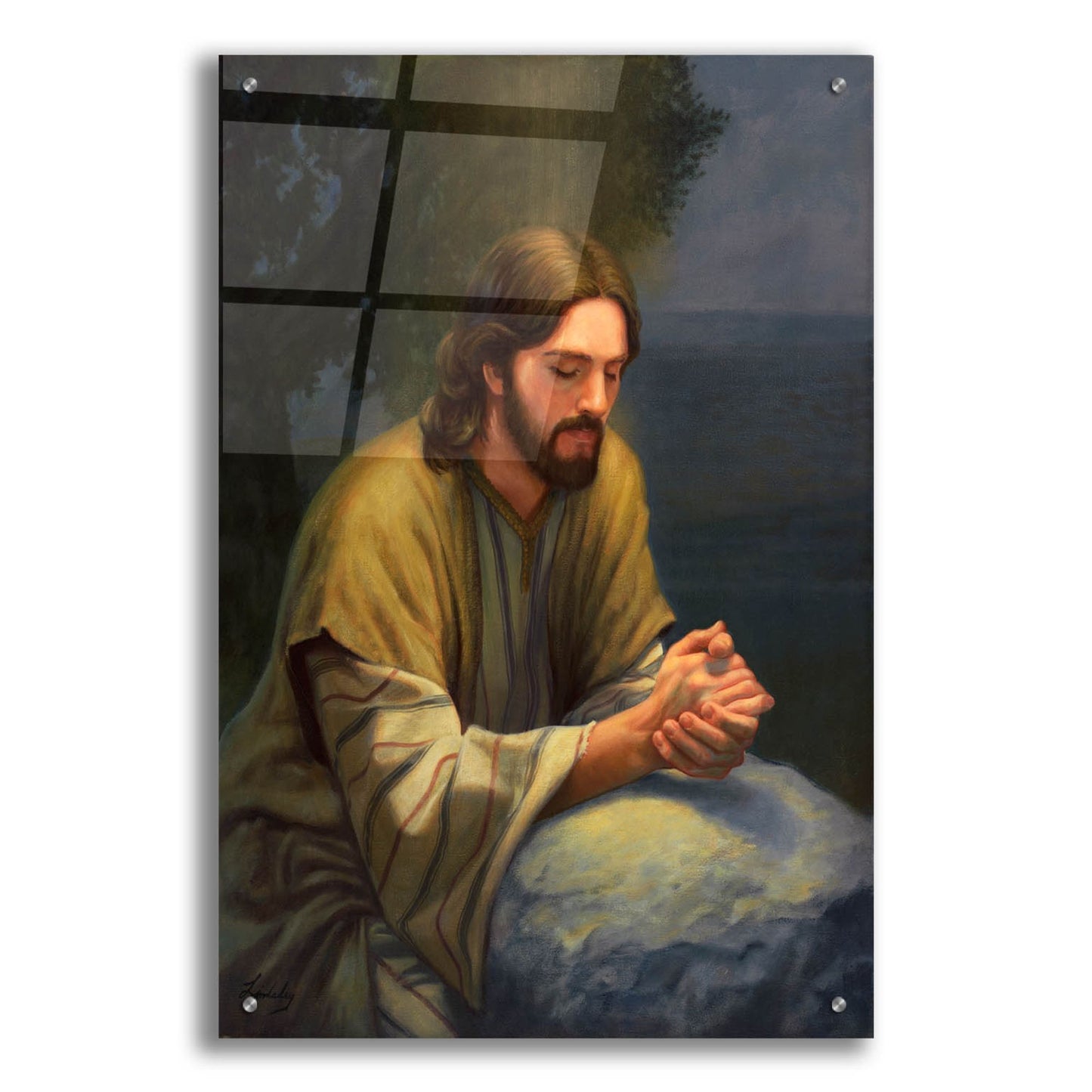 Epic Art 'The Intercession' by David Lindsley, Acrylic Glass Wall Art