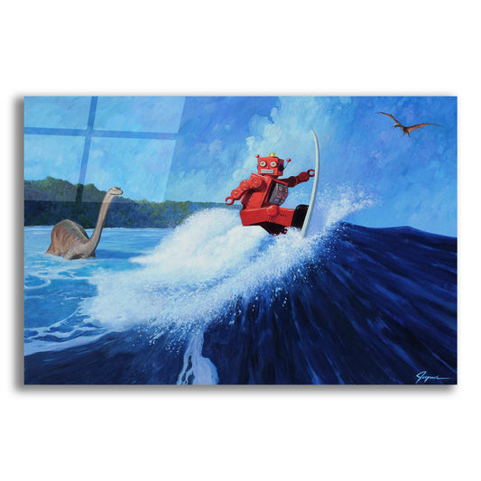 Epic Art 'Surfer Joe' by Eric Joyner, Acrylic Glass Wall Art