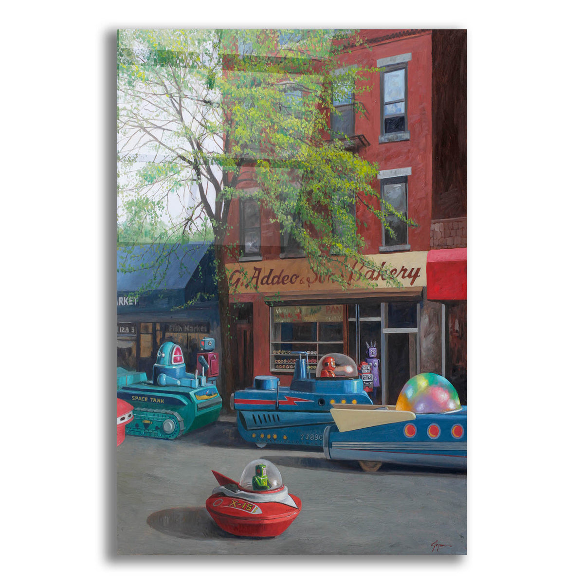 Epic Art 'Heavy Traffic 2' by Eric Joyner, Acrylic Glass Wall Art