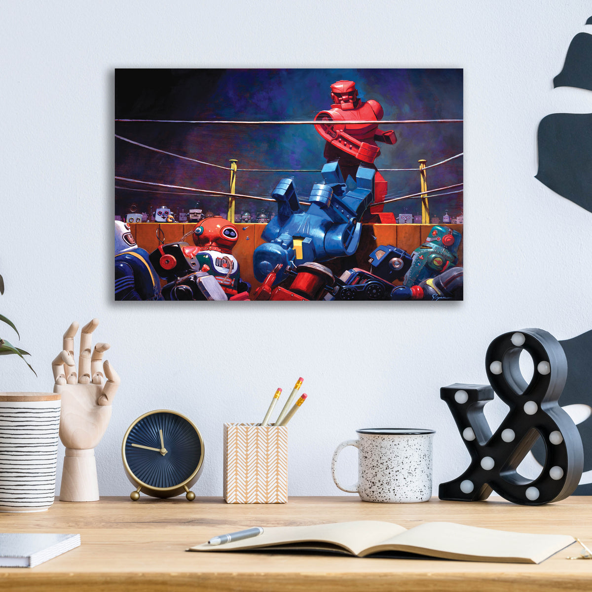 Epic Art 'Roc Sock' by Eric Joyner, Acrylic Glass Wall Art,16x12