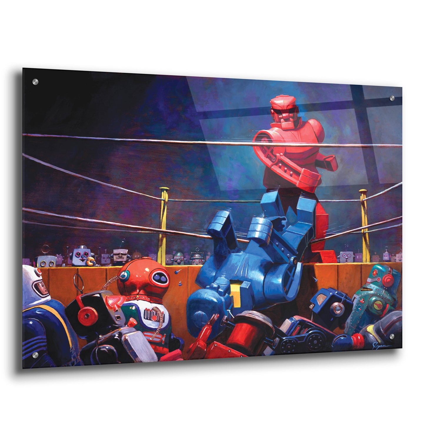 Epic Art 'Roc Sock' by Eric Joyner, Acrylic Glass Wall Art,36x24