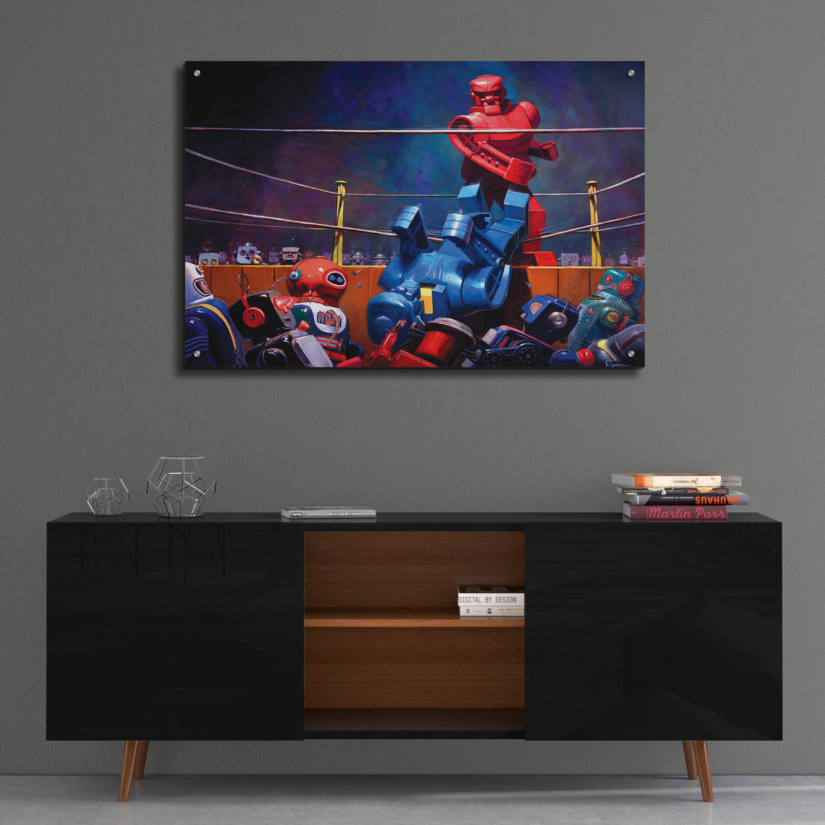 Epic Art 'Roc Sock' by Eric Joyner, Acrylic Glass Wall Art,36x24