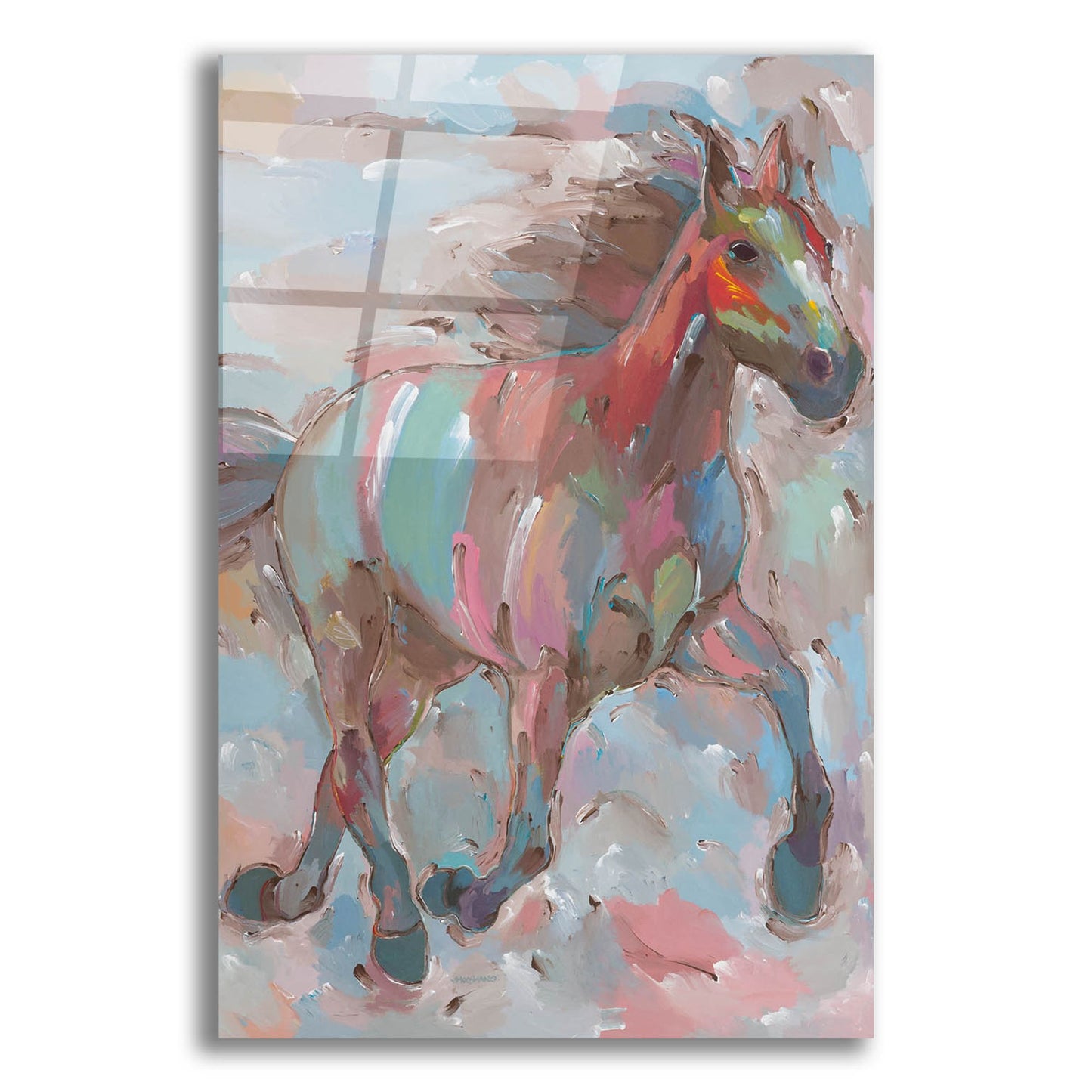 Epic Art 'Happy Hooves' by Hooshang Khorasani, Acrylic Glass Wall Art