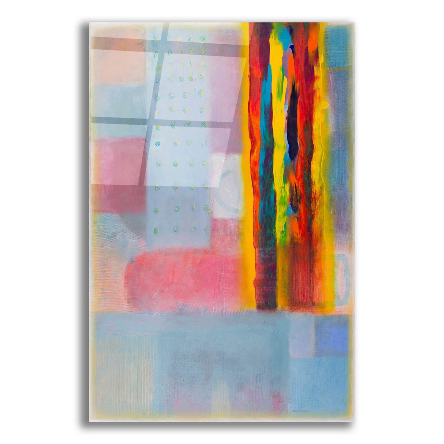 Epic Art 'Subtle Color Storm II' by Hooshang Khorasani, Acrylic Glass Wall Art