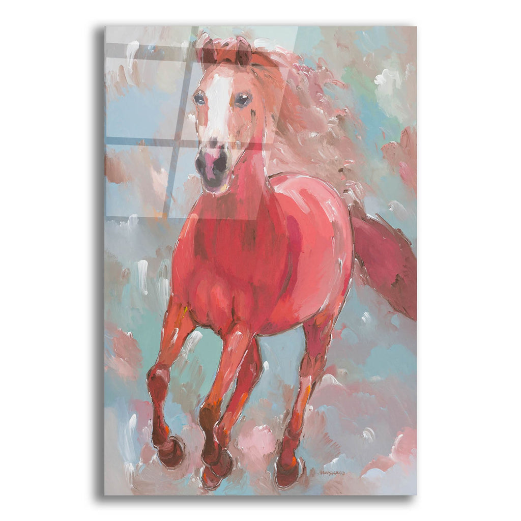 Epic Art 'Blazing Runner' by Hooshang Khorasani, Acrylic Glass Wall Art
