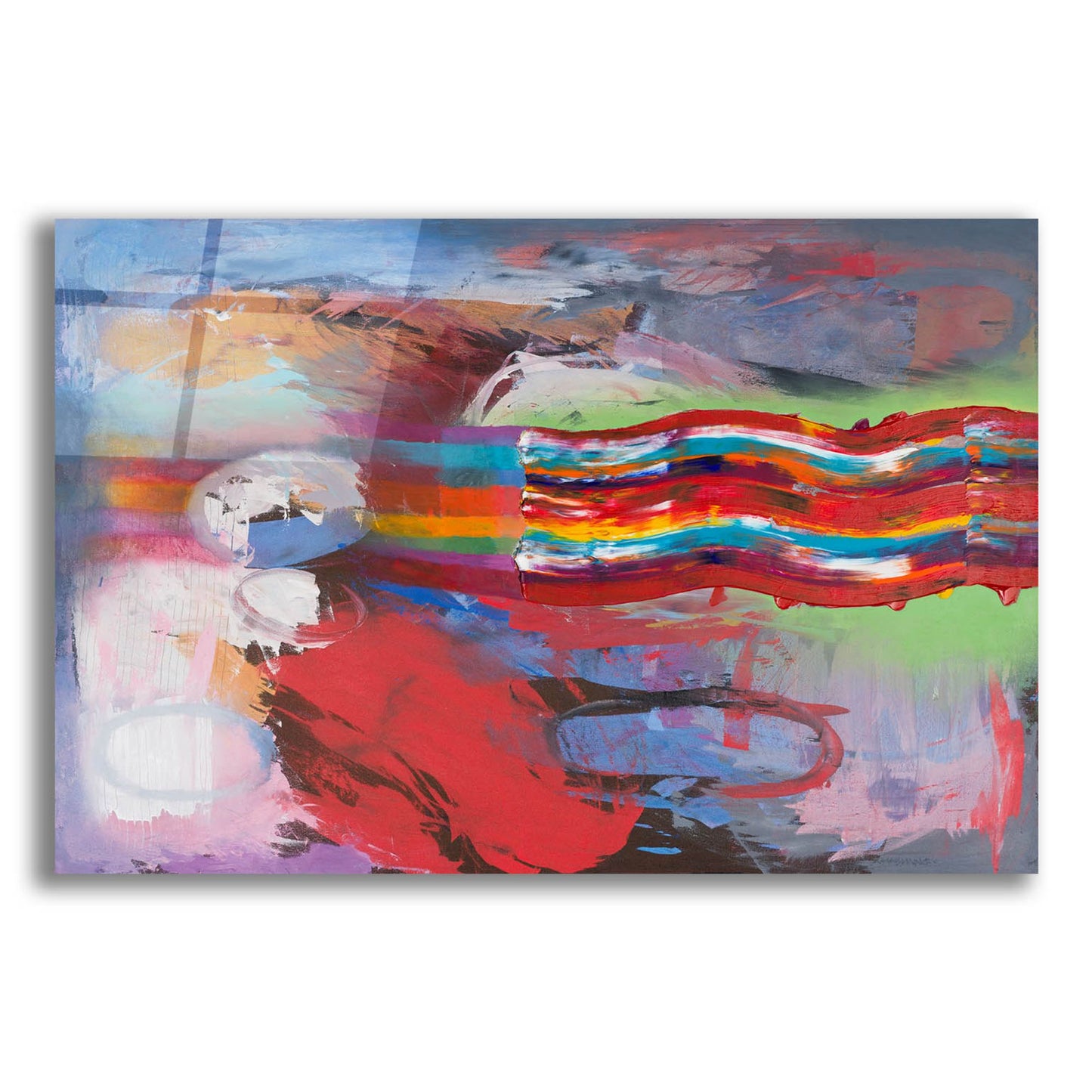 Epic Art 'Color Storm Sonata' by Hooshang Khorasani, Acrylic Glass Wall Art