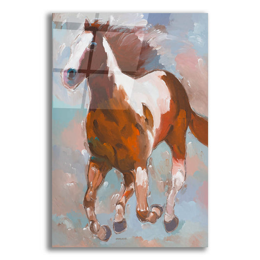 Epic Art 'Painted Horse #2' by Hooshang Khorasani, Acrylic Glass Wall Art
