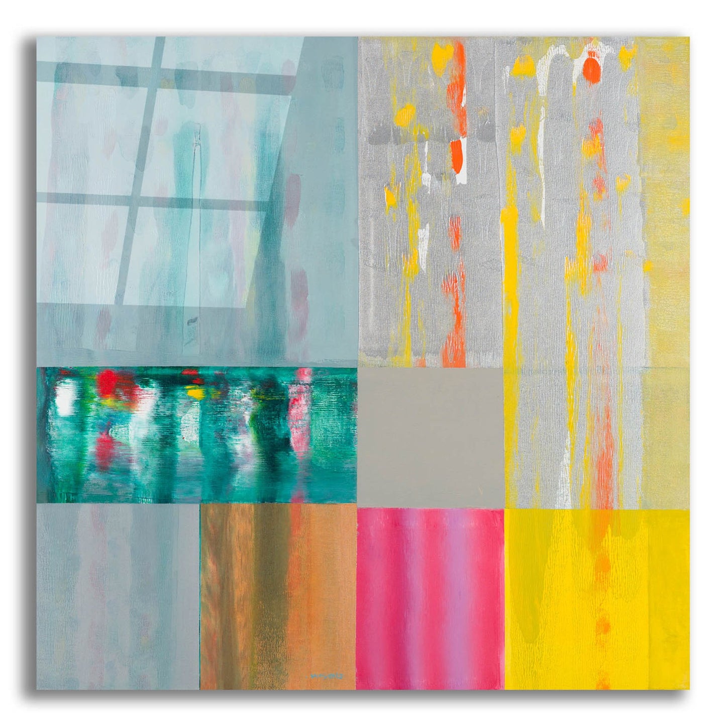 Epic Art 'Color Storm Harmony' by Hooshang Khorasani, Acrylic Glass Wall Art