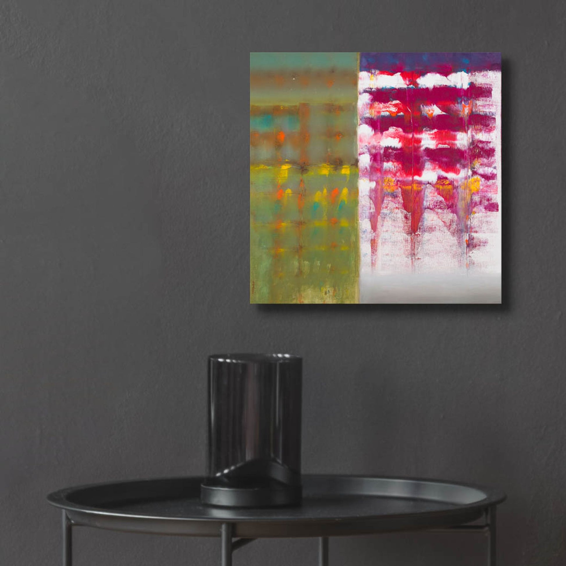 Epic Art 'Color Storm Resonance' by Hooshang Khorasani, Acrylic Glass Wall Art,12x12