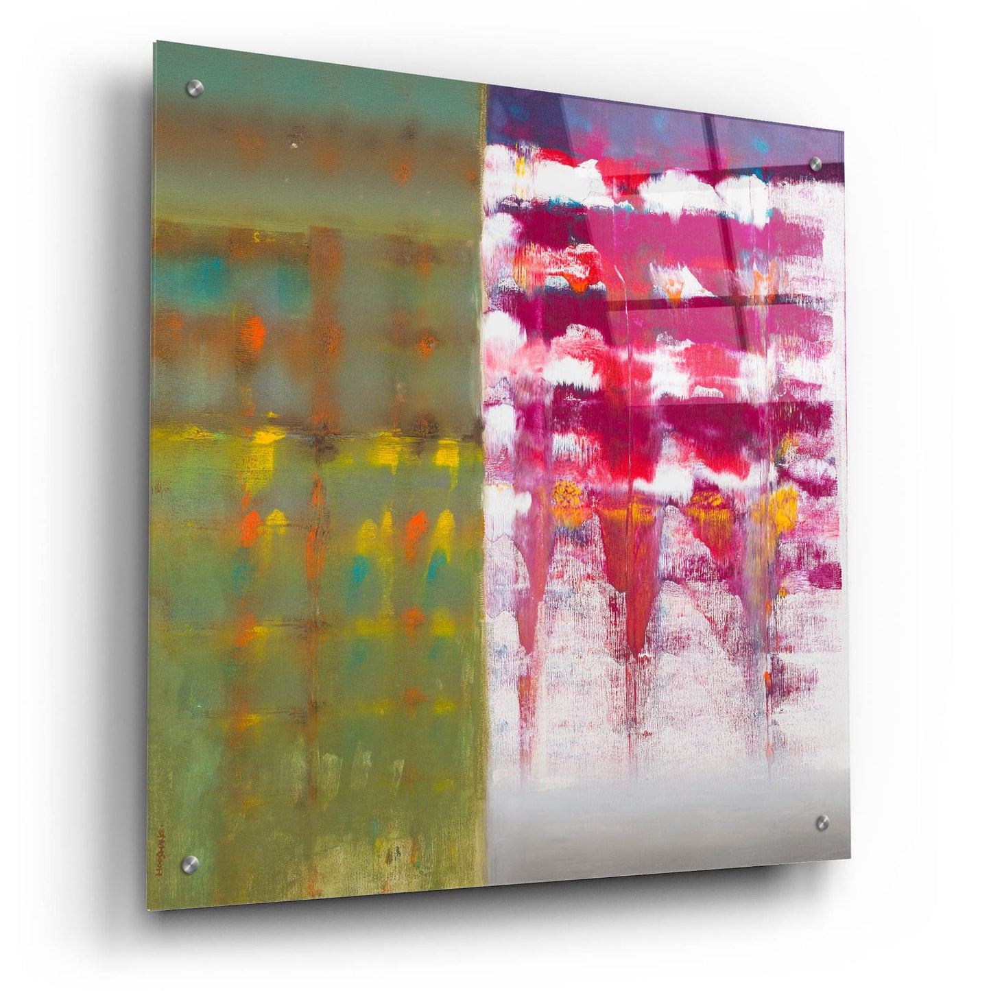 Epic Art 'Color Storm Resonance' by Hooshang Khorasani, Acrylic Glass Wall Art,24x24