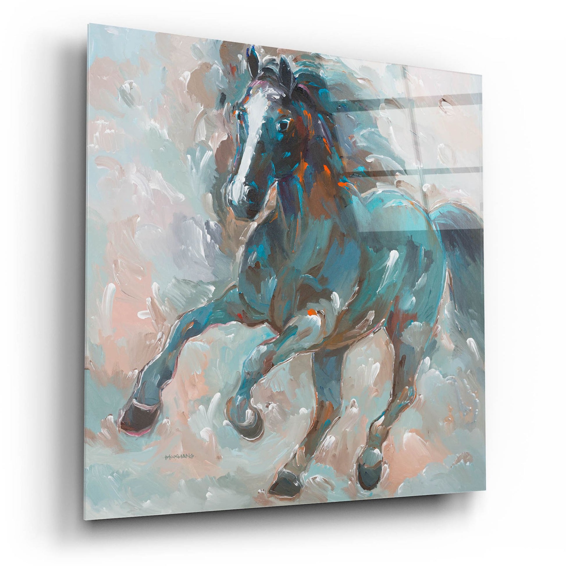 Epic Art 'Knight of the Night' by Hooshang Khorasani, Acrylic Glass Wall Art,12x12