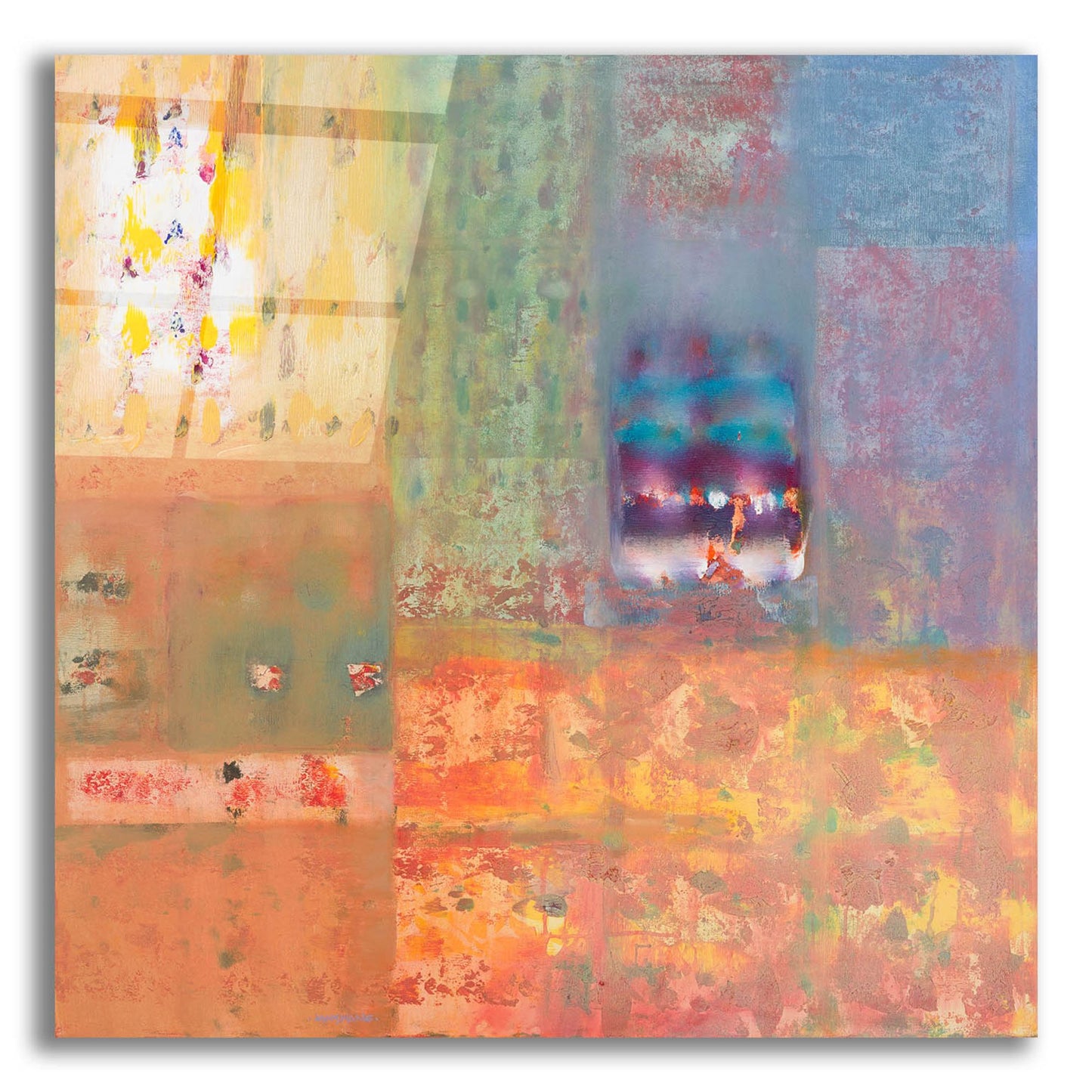 Epic Art 'Harmonies III' by Hooshang Khorasani, Acrylic Glass Wall Art,36x36