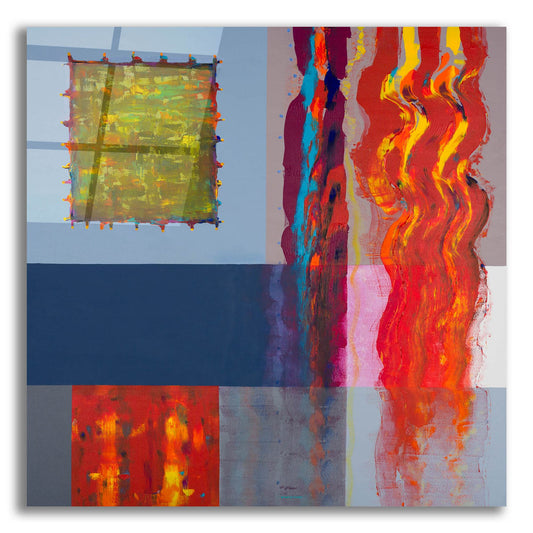 Epic Art 'Color Storm Route II' by Hooshang Khorasani, Acrylic Glass Wall Art