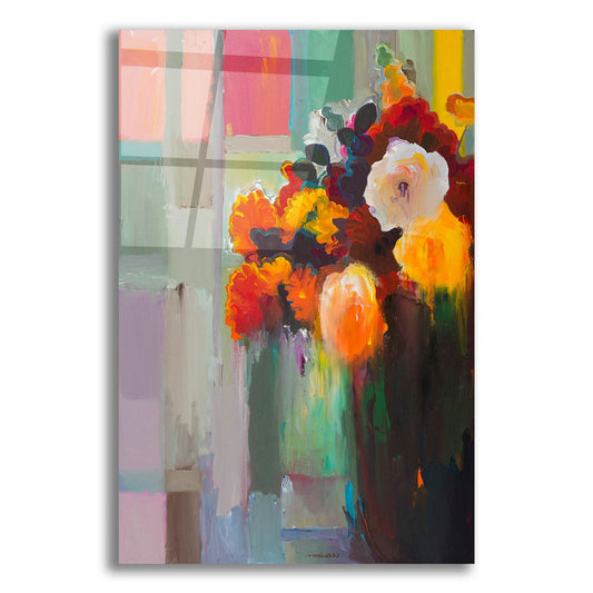 Epic Art 'Asymmetrical Bouquet' by Hooshang Khorasani, Acrylic Glass Wall Art