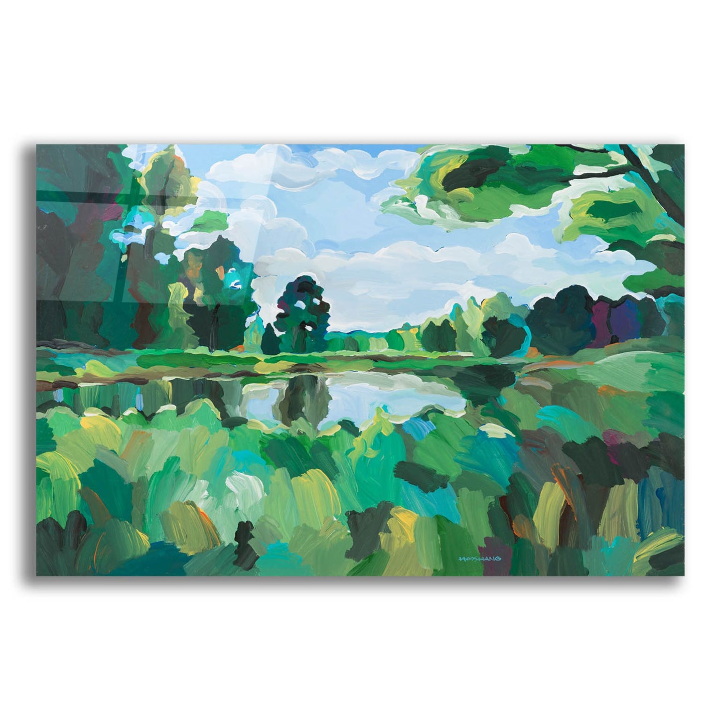 Epic Art 'Bayou Life' by Hooshang Khorasani, Acrylic Glass Wall Art