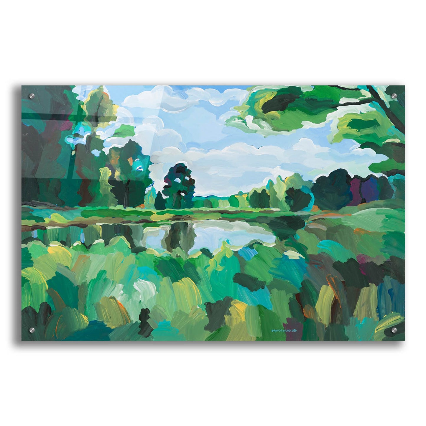 Epic Art 'Bayou Life' by Hooshang Khorasani, Acrylic Glass Wall Art