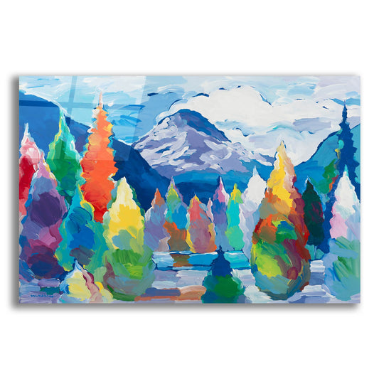 Epic Art 'Glacier Legacy #5' by Hooshang Khorasani, Acrylic Glass Wall Art