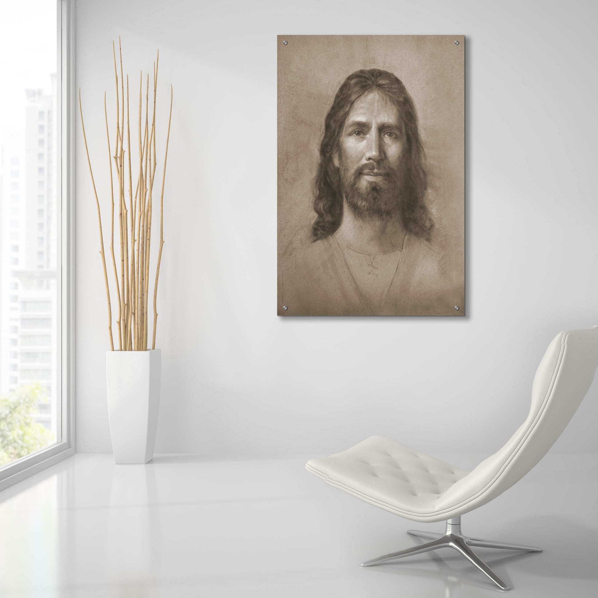 Epic Art 'Redeemer' by Howard Lyon, Acrylic Glass Wall Art,24x36