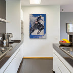 Epic Art 'Countdown In Blue' by J. E. Knauf, Acrylic Glass Wall Art,24x36