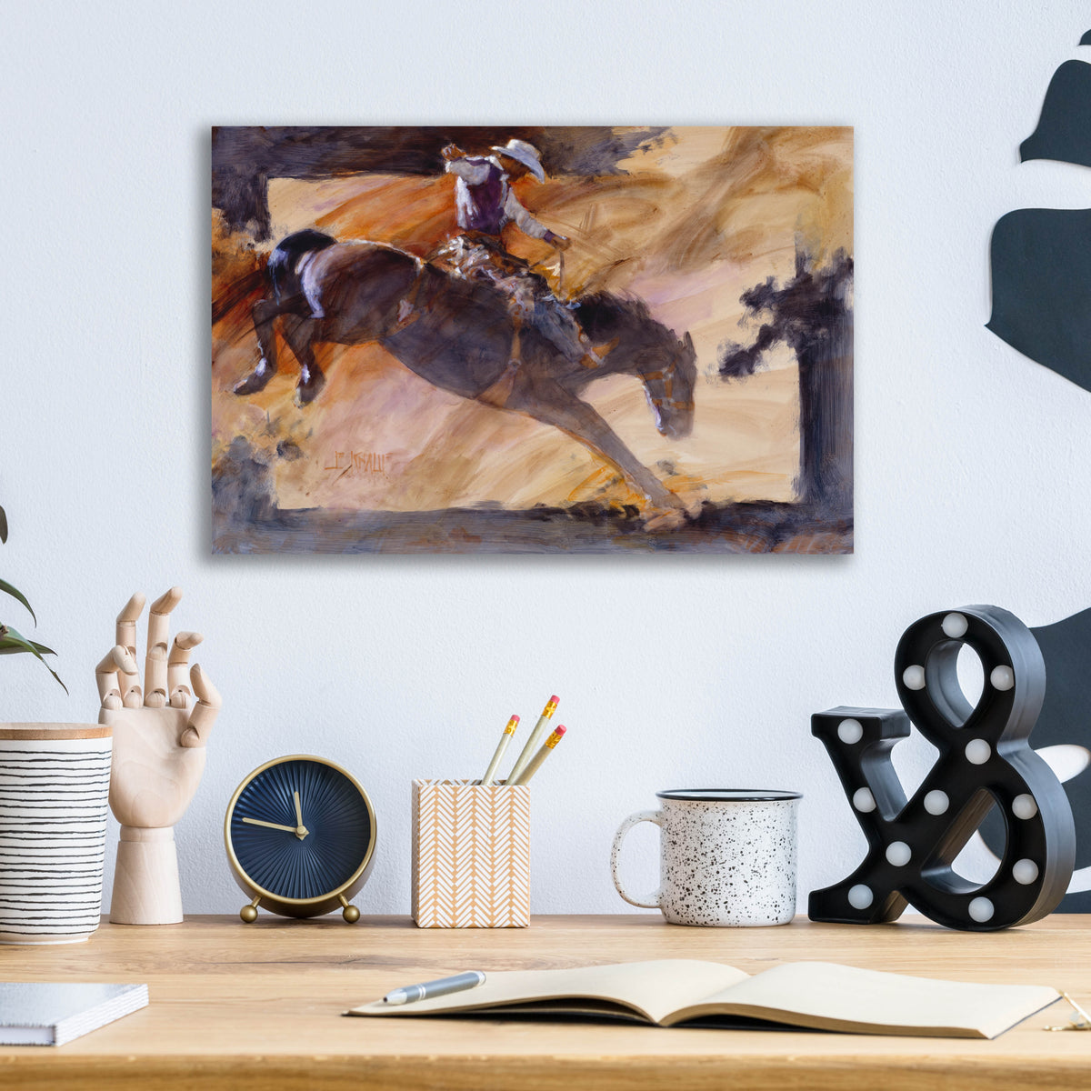 Epic Art 'Rusty' by J. E. Knauf, Acrylic Glass Wall Art,16x12