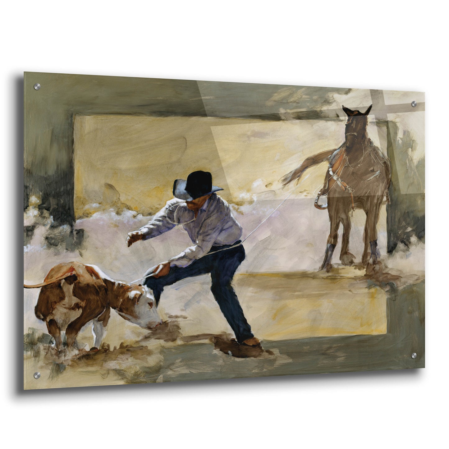 Epic Art 'Gotcha!' by J. E. Knauf, Acrylic Glass Wall Art,36x24