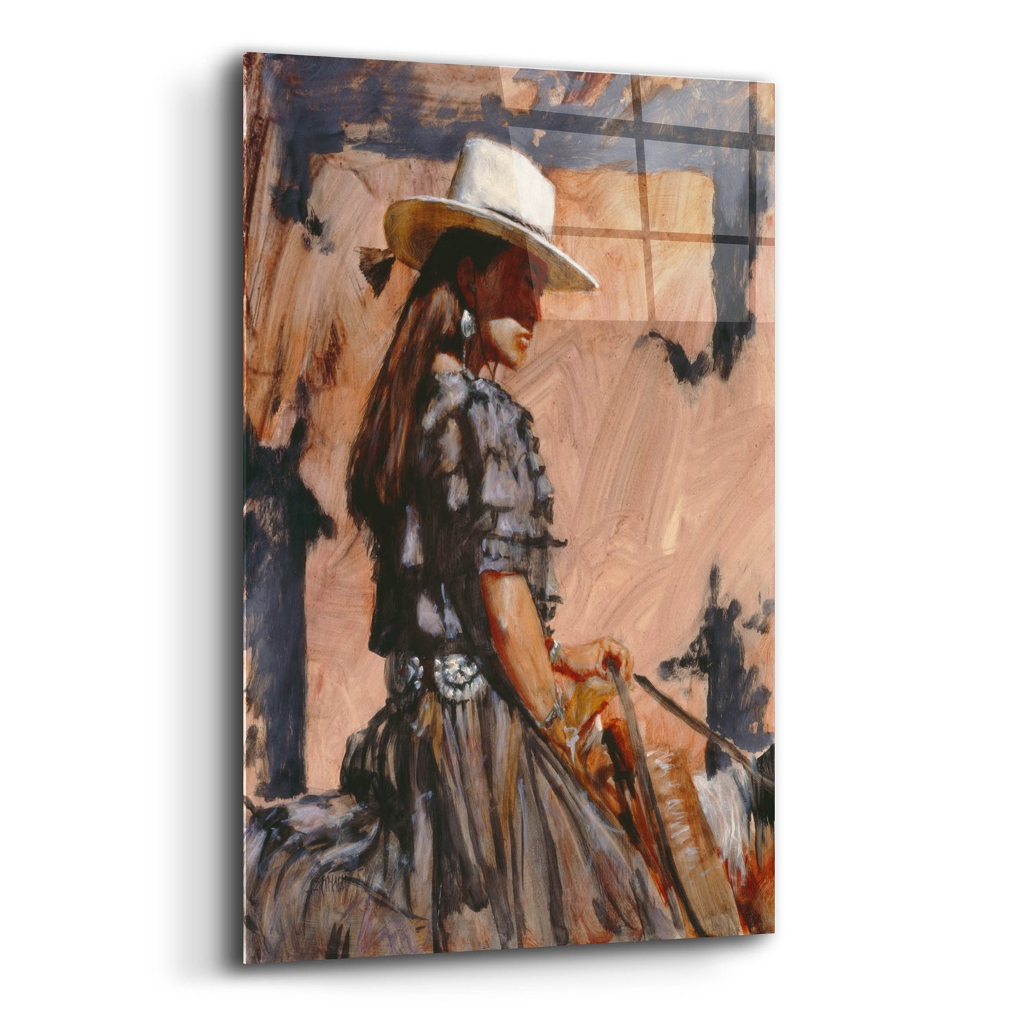 Epic Art 'At A Walk' by J. E. Knauf, Acrylic Glass Wall Art,12x16