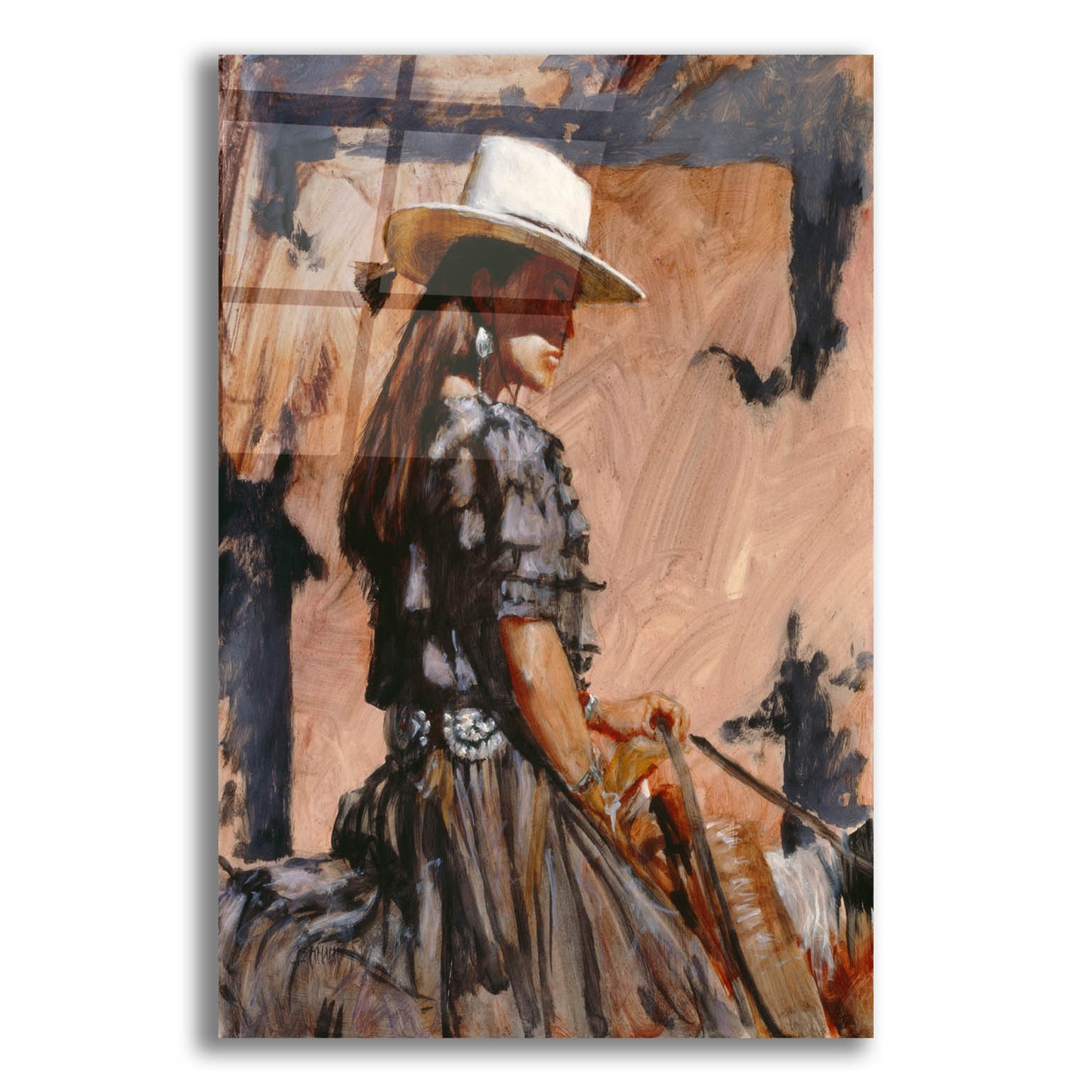 Epic Art 'At A Walk' by J. E. Knauf, Acrylic Glass Wall Art,12x16