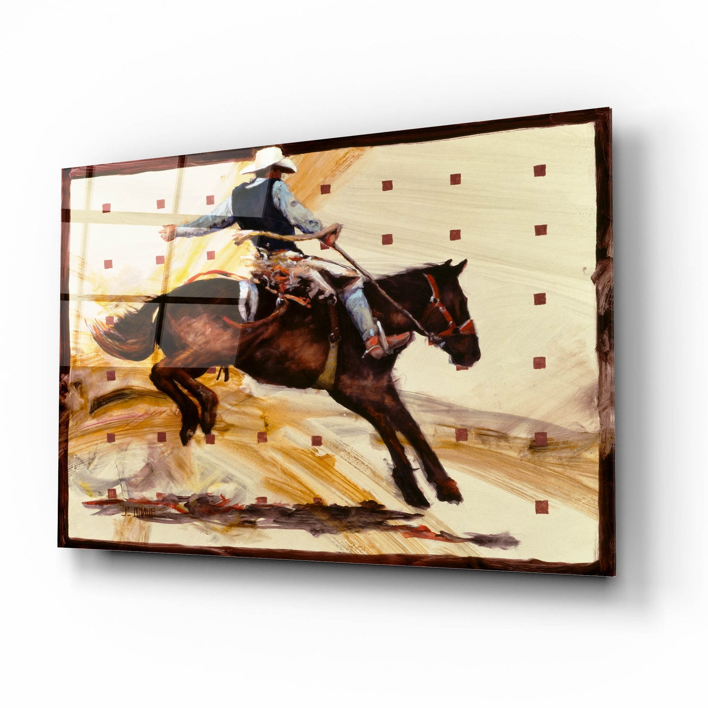 Epic Art 'Jumpin Jack' by J. E. Knauf, Acrylic Glass Wall Art,16x12