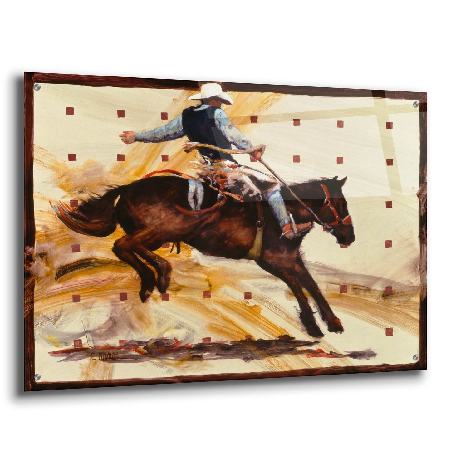 Epic Art 'Jumpin Jack' by J. E. Knauf, Acrylic Glass Wall Art,36x24