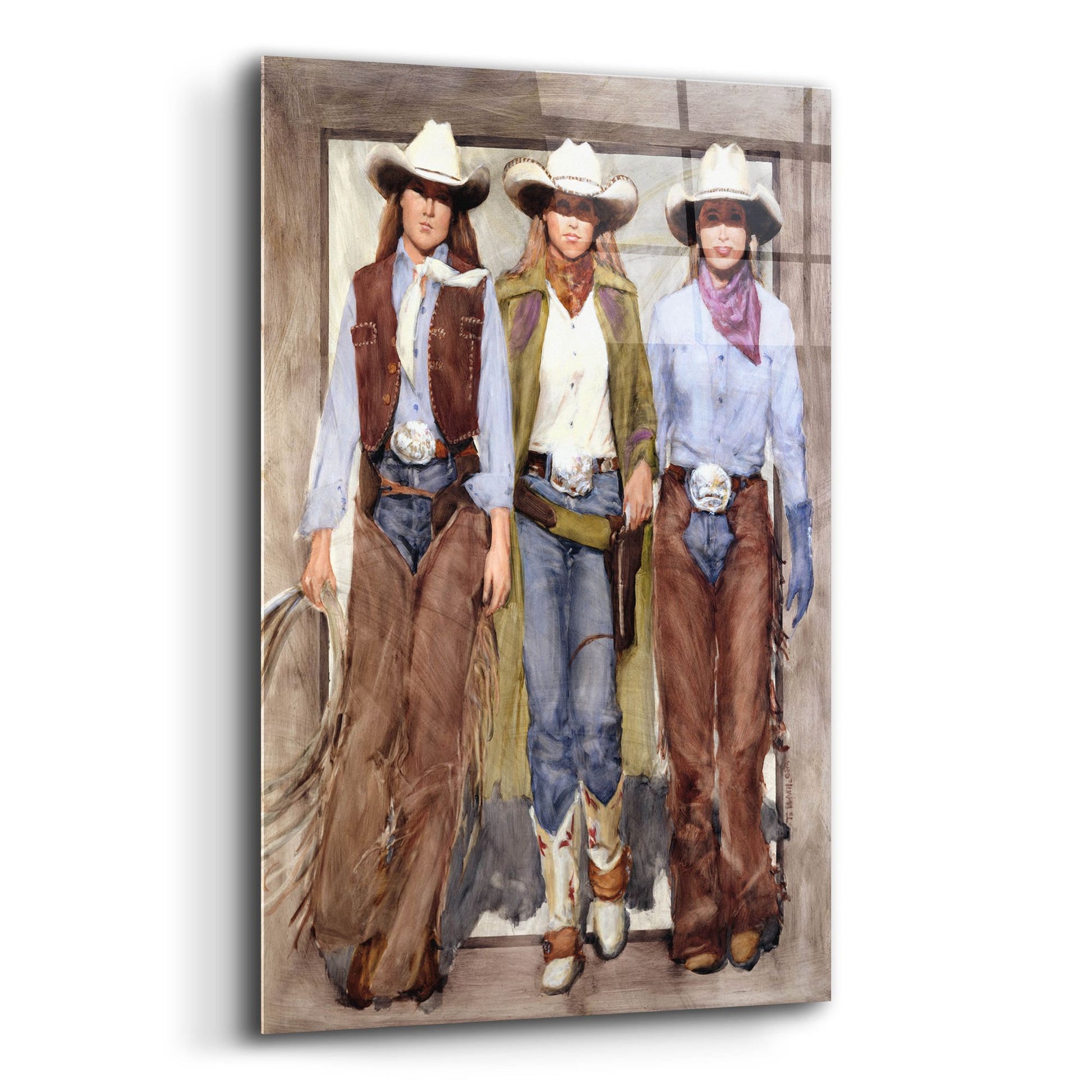 Epic Art 'Buckle Brigade' by J. E. Knauf, Acrylic Glass Wall Art,12x16