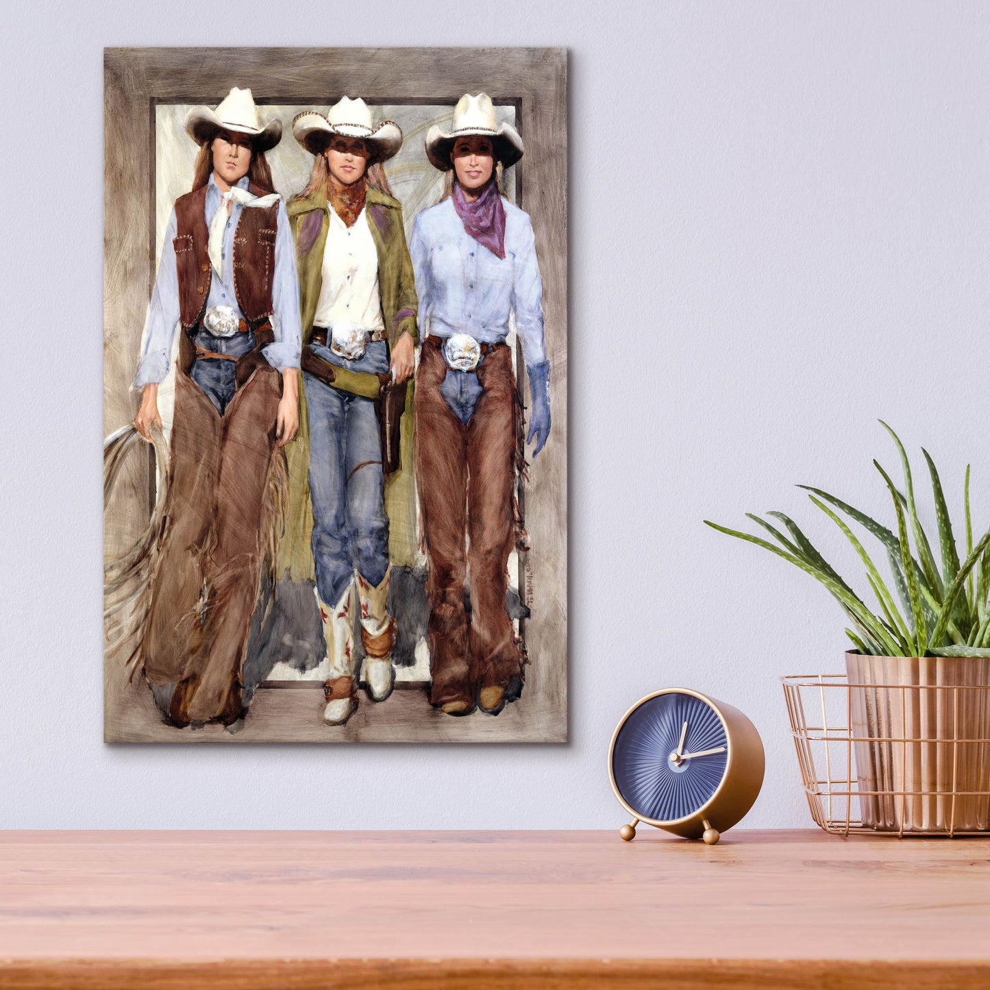 Epic Art 'Buckle Brigade' by J. E. Knauf, Acrylic Glass Wall Art,12x16