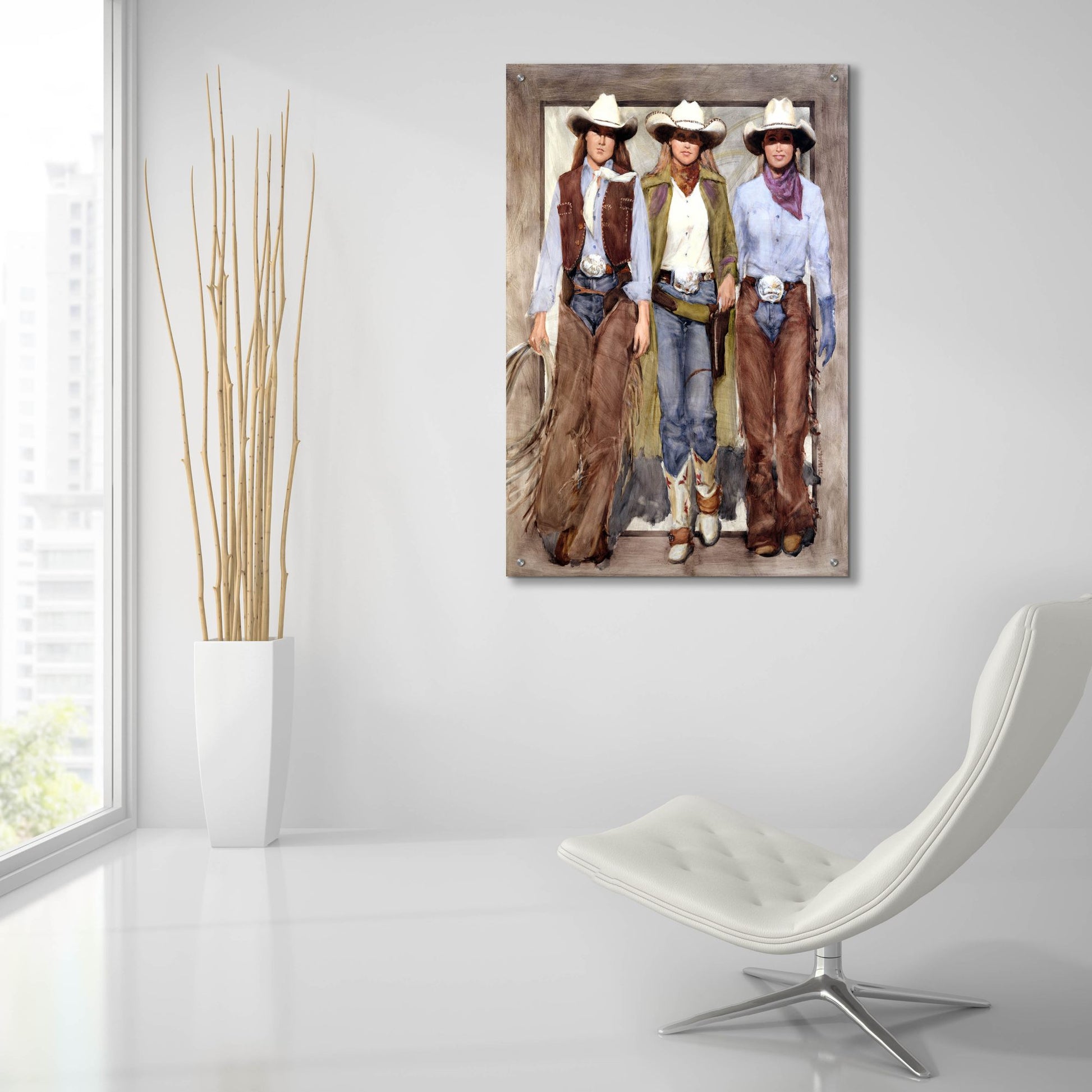 Epic Art 'Buckle Brigade' by J. E. Knauf, Acrylic Glass Wall Art,24x36