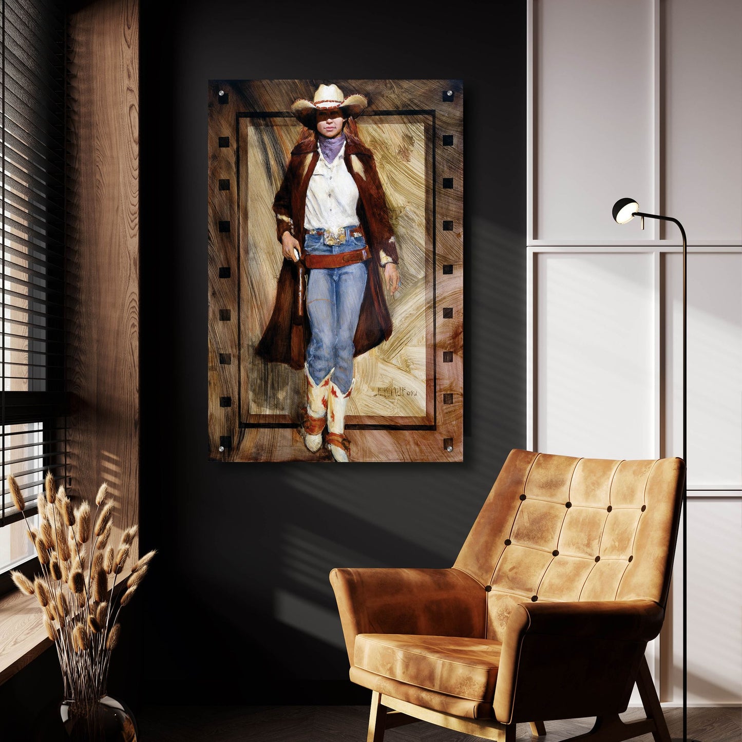 Epic Art 'Buckled Up' by J. E. Knauf, Acrylic Glass Wall Art,24x36