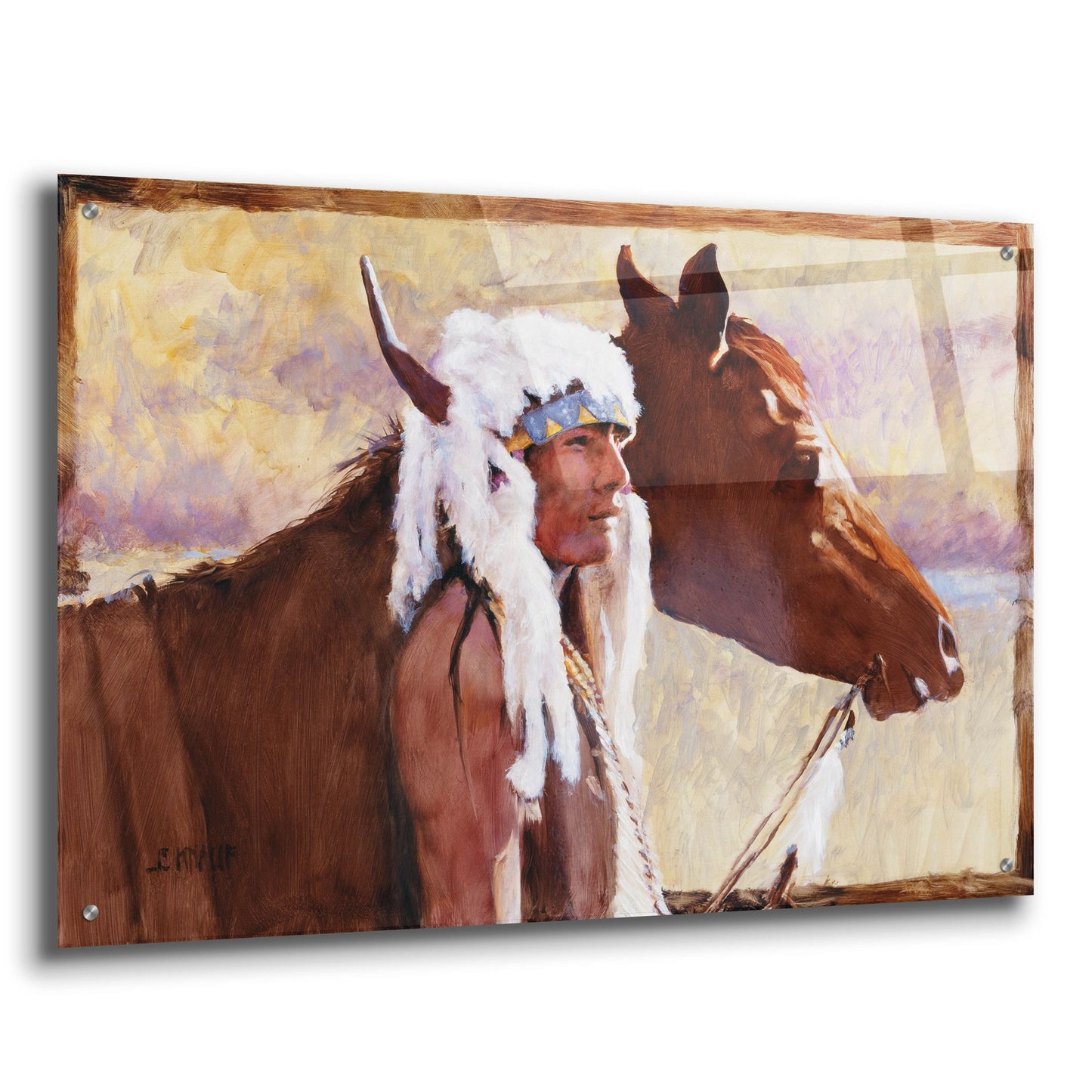 Epic Art 'Coming Home' by J. E. Knauf, Acrylic Glass Wall Art,36x24