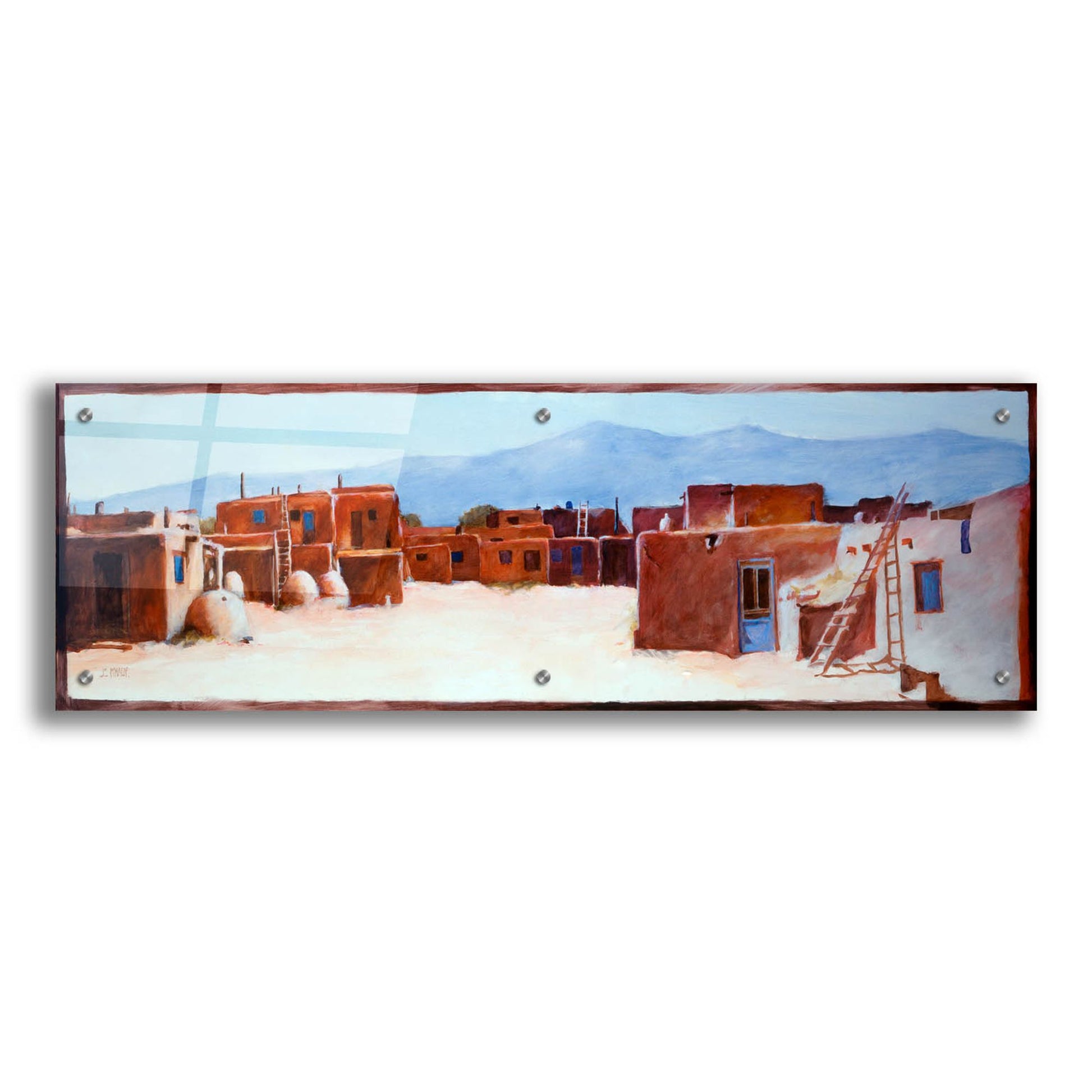 Epic Art 'Divided Light' by J. E. Knauf, Acrylic Glass Wall Art,36x12