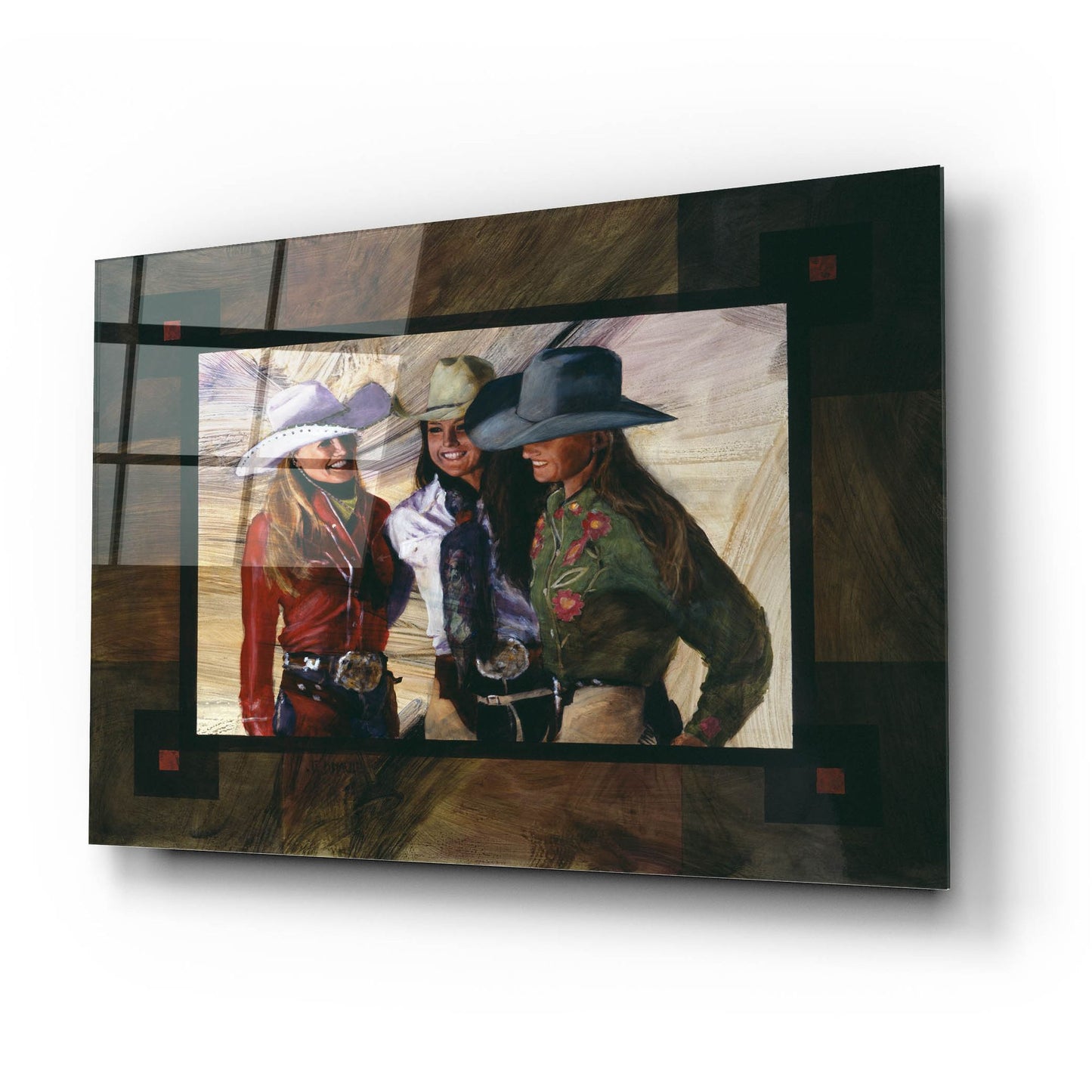 Epic Art 'Headin For Trouble' by J. E. Knauf, Acrylic Glass Wall Art,24x16