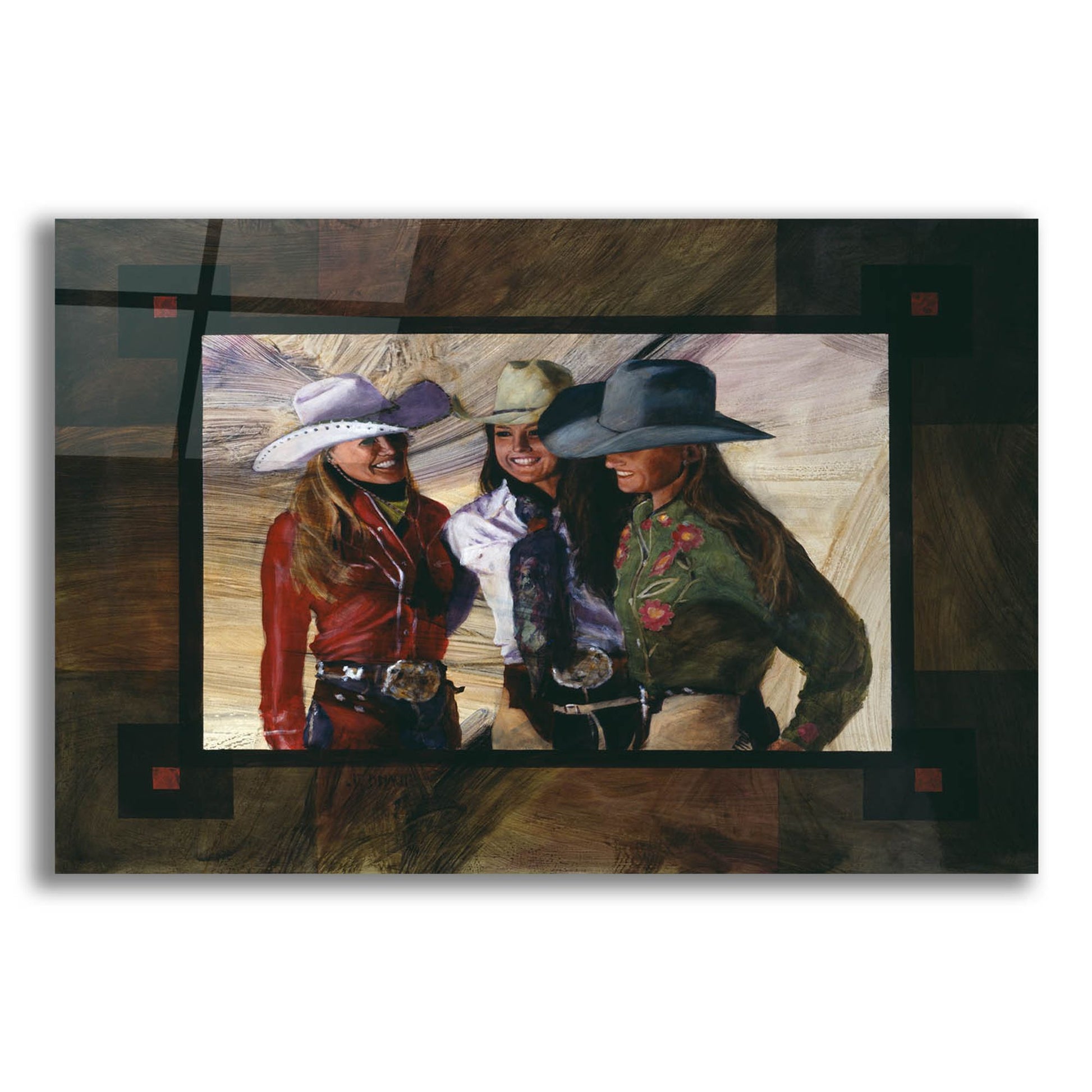 Epic Art 'Headin For Trouble' by J. E. Knauf, Acrylic Glass Wall Art,24x16