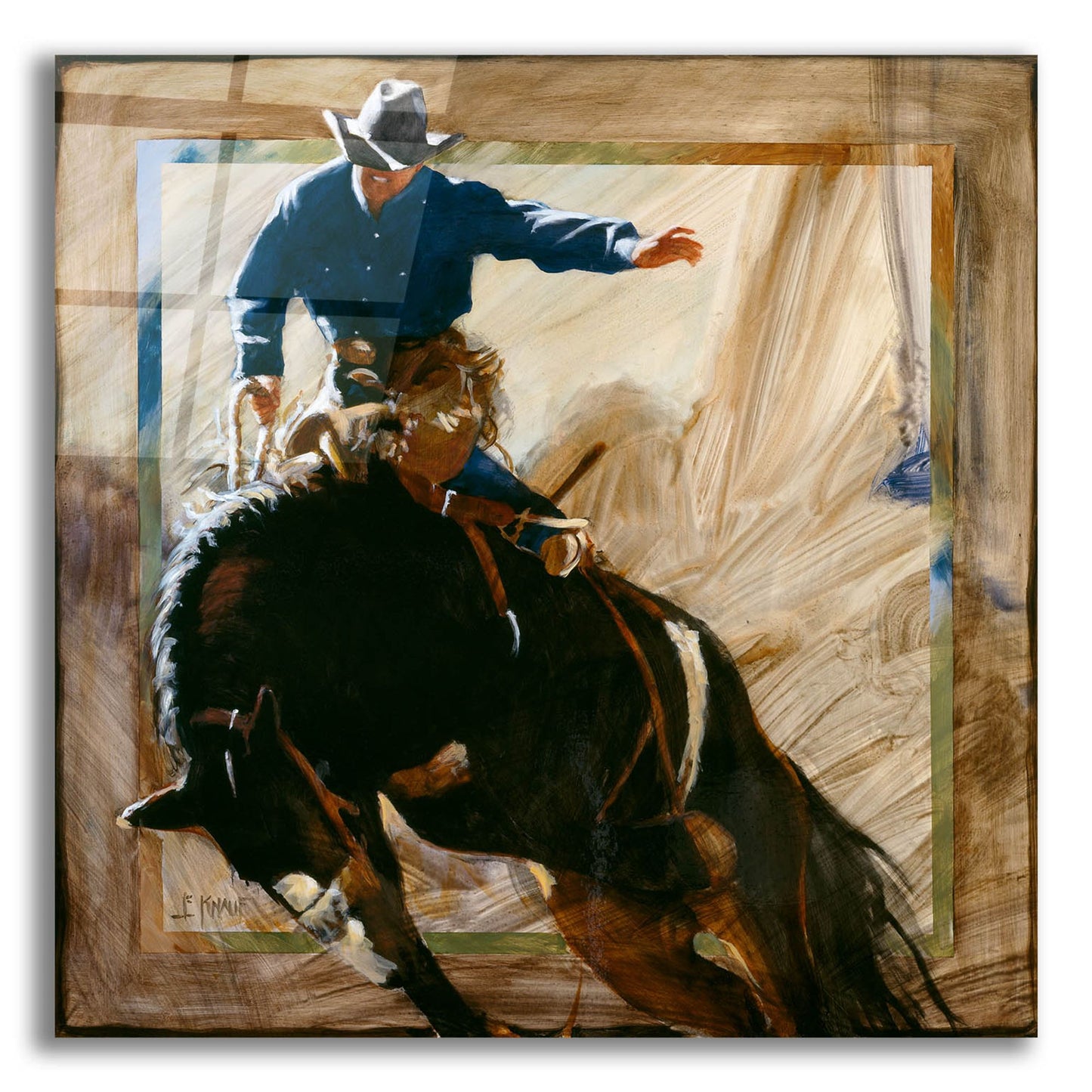 Epic Art 'Headin' Right' by J. E. Knauf, Acrylic Glass Wall Art